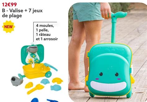 Promo Valise 7 Jeux De Plage Chez Gifi