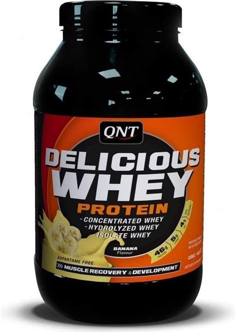 Qnt Delicious Whey Protein Eiwitpoeder Eiwitshake Kg Banaan Bol