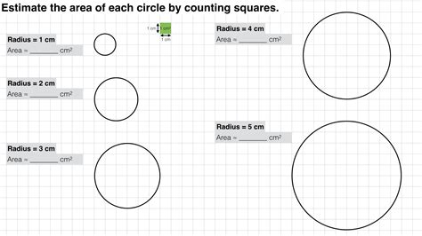 Area Of A Circle Worksheet