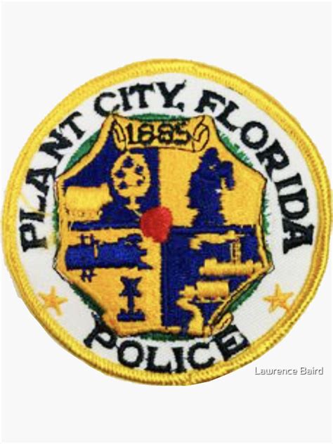 "Plant City Florida Police Department" Sticker for Sale by ...