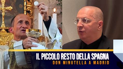 INCONTRO DI DON MINUTELLA CON IL PICCOLO RESTO CATTOLICO DELLA