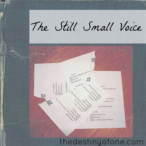 One Small Voice 1