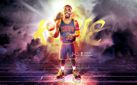 Kyrie Irving Hd Wallpaper Dynamic Basketball Star Background