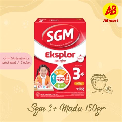 Jual Sgm Eksplor 3 Madu Vanilla Pro Gressmaxx 150Gr Aktif 1 Susu