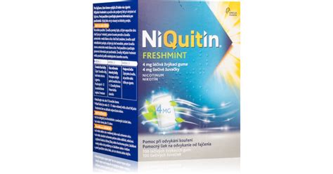 Niquitin Freshmint Gum Mg L Iv V Kac Guma P I Odvyk N Kou En