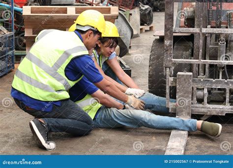 Forklift Accident In Storehouse Stock Photography Cartoondealer