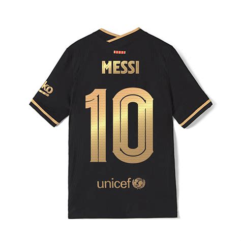 Homme Football Maillot Lionel Messi Tenues Ext Rieur Noire