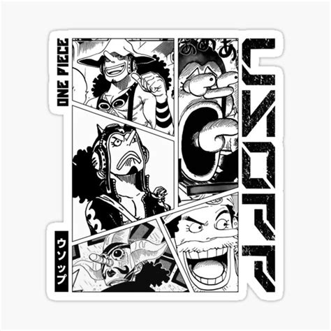 Usopp One Piece Sticker For Sale By Johnfleischman Redbubble