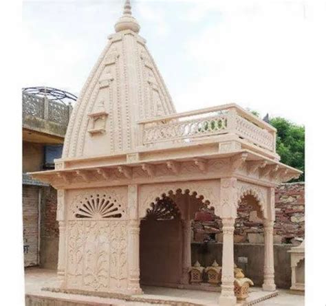 Foot Red Sandstone Temple At In Greater Noida Id