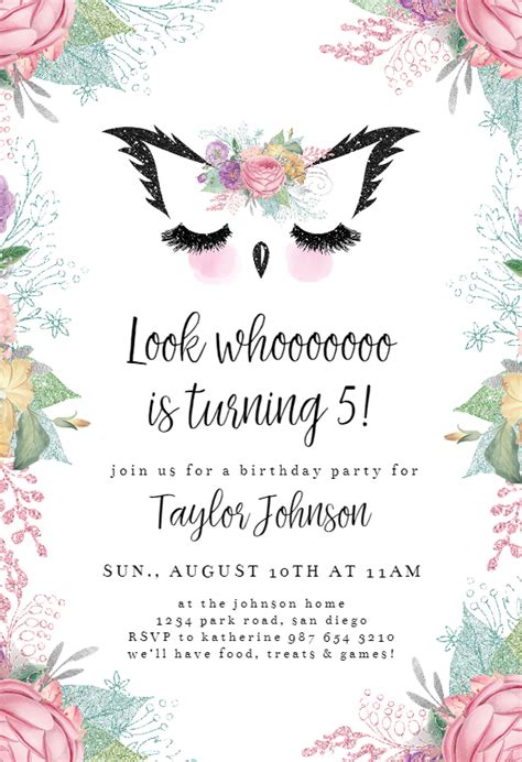 Princess Swan Birthday Invitation Template Free Greetings Island