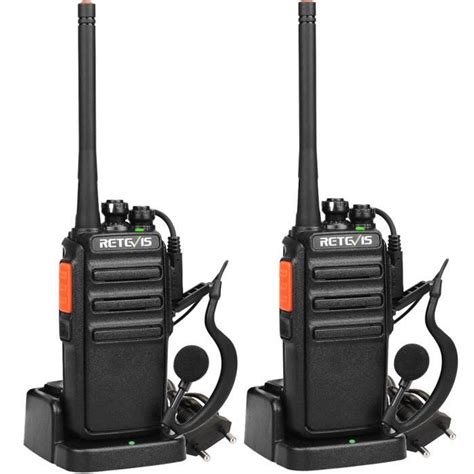 Retevis Rt Talkie Walkie Sans Licence Canaux Two Way Radio Mah