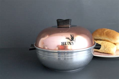 Vintage Bun Warmer Serving Oven By West Bend Aluminum Stove Etsy In