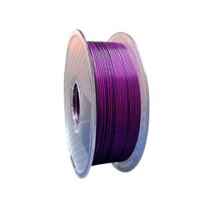 FILAMENTO PLA ULTRA SILK BICOLOR PRETO E ROXO 3D Lab