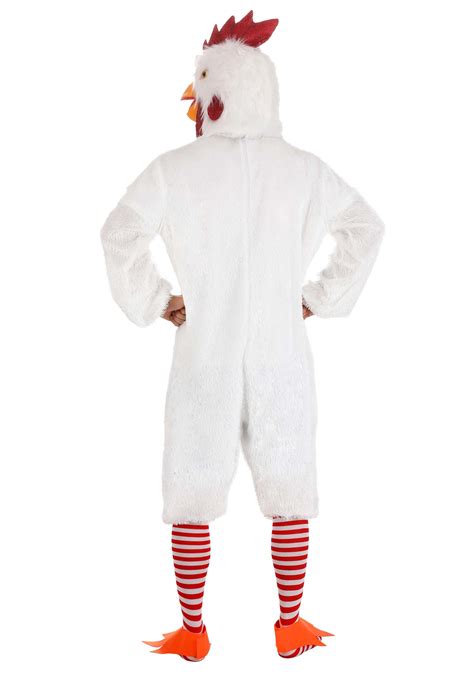 Deluxe Adult White Rooster Costume