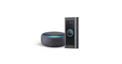 Ring Video Doorbell Wired Bundle With Echo Dot 3rd Gen Best Tech And Electronics Deals For