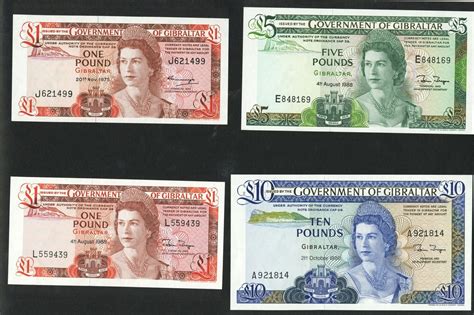 X Government Of Gibraltar 10 Pounds 21st October 1986 Serial Number