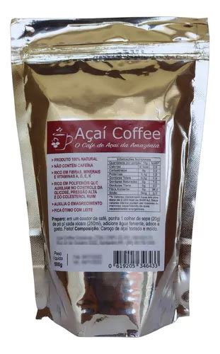 Açaí Coffee O Café De Açaí Da Amazônia Pacote 500g Mercadolivre