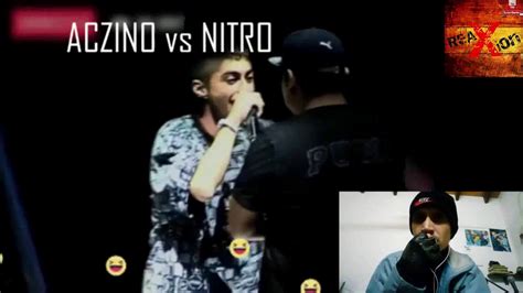 Aczino vs Nitro Reacción Batallón de semifinal GOD LEVEL 2017 Aczino