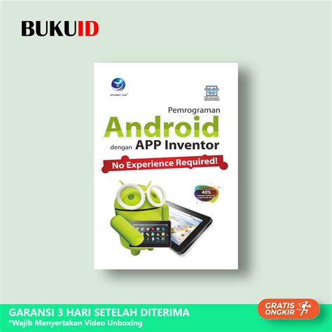 Jual Buku Pemrograman Android Dengan APP Inventor No Experience