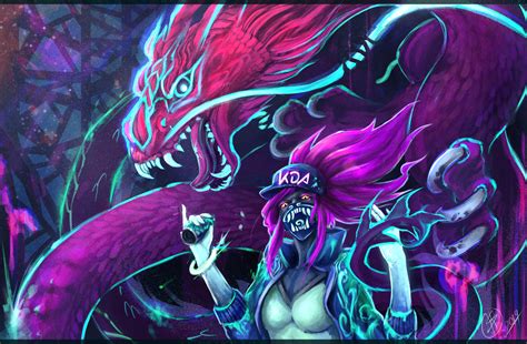 Artstation Kda Akali