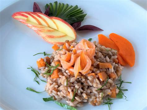 Ricetta Di Risotto Con Lenticchie Zucca E Salmone Affumicato Alberto