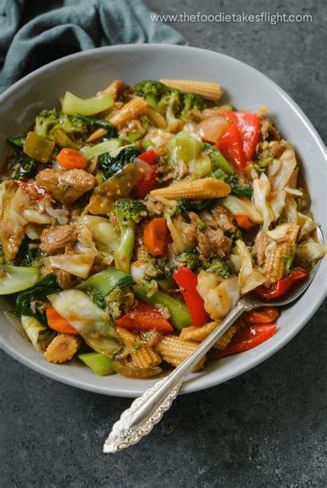 Chop Suey Filipino Chinese Stir Fried Vegetables The Foodie Takes Flight