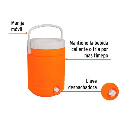 Dispensador Termo Cooler De L Para Bebidas Truper Jota Store