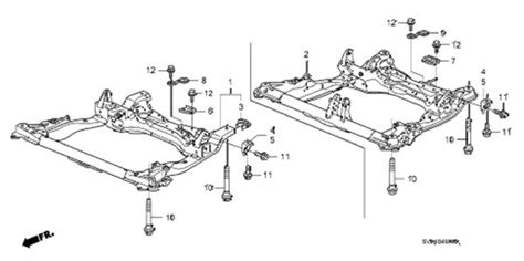 2008 Honda Civic Rear Suspension Diagram