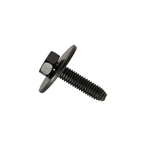 Metric Indented Hex Head Bolt With Mm Free Spinning Washer Black M