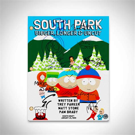 South Park: Bigger, Longer & Uncut Script Limited Signature Edition ...