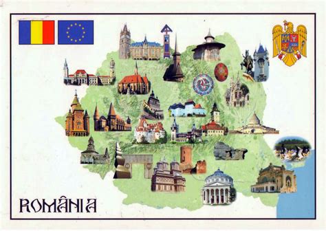 Large travel map of Romania | Romania | Europe | Mapsland | Maps of the ...