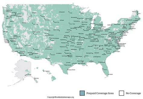 US Cellular Coverage Map | Cellular Coverage Map Of US