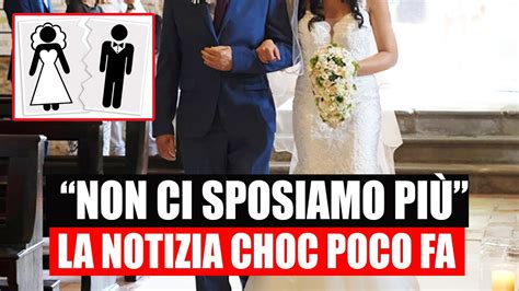 SALTA IL MATRIMONIO VIP NON CI SPOSIAMO PIÙ DRAMMA VIP IN ITALIA