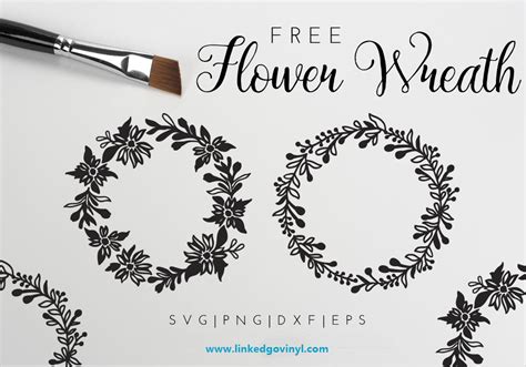 Sunflower Wreath Free SVG Files - LinkedGo Vinyl