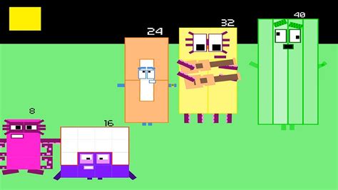 Numberblocks The Rest Of 100s Numberblocks Band Retro Eights Youtube