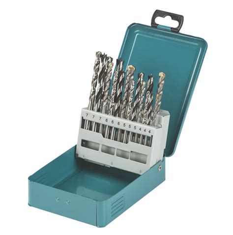 Makita Multi Material Drill Bit Set 18 Pieces Screwfix