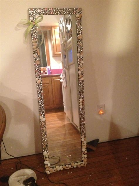 Bedazzled Mirror Room Decor Bedroom Diy Room Decor Room Diy Diy