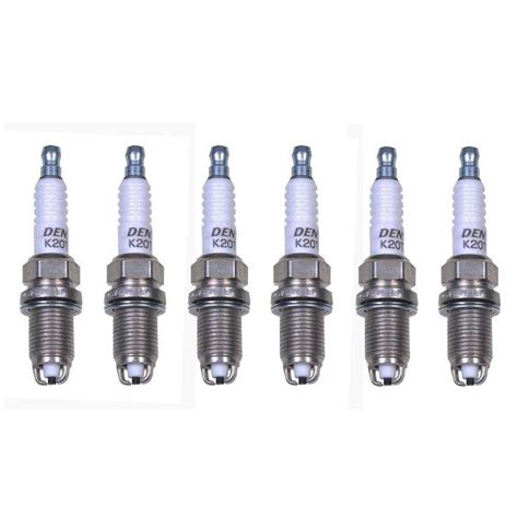 Spark Plug Set 6 Pieces U Groove Conventional Gap 0 040 Denso BM