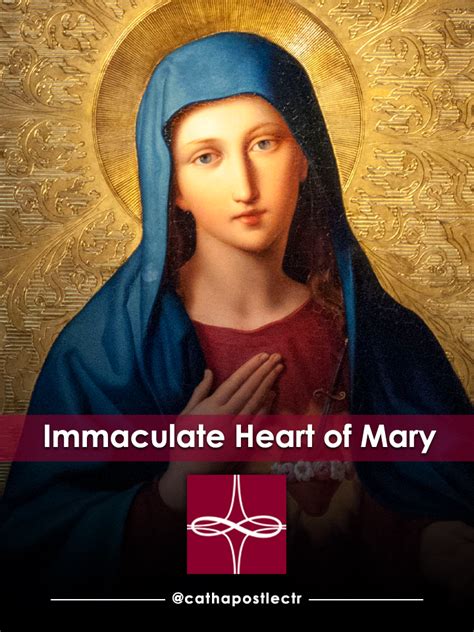 Immaculate Heart Of Mary — Catholic Apostolate Center Feast Days