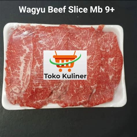 Jual Wagyu Beef Karubi Slice MB 9 500gr Dijamin Empuk Shopee