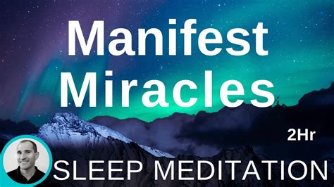 Sleep Meditation To MANIFEST Miracles Elevate Your Vibration YouTube