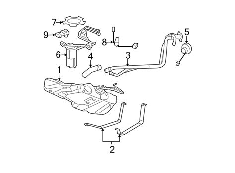 Chevrolet Hhr Electric Fuel Pump All Hhr 22l 24l 19179948 Gm Parts Wholesale Canada