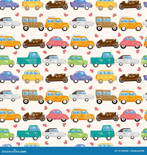 Seamless Car Pattern Royalty Free Stock Image Image 19149556