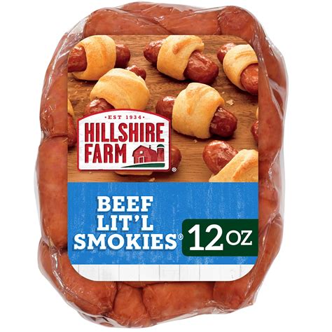 Hillshire Farm Beef Lit L Smokies Smoked Sausage Shop Sausage At H E B