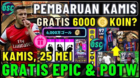 GRATIS 6000 KOIN PEMBARUAN KAMIS 25 MEI GRATIS EPIC POTW RACIKAN