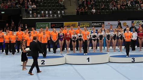 Prijsuitreiking Meerkamp NK Turnen 2016 Fantastic Gymnastics