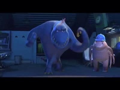 Monsters Inc - Scare Floor - Disney Pixar Movie Trailer on Make a GIF