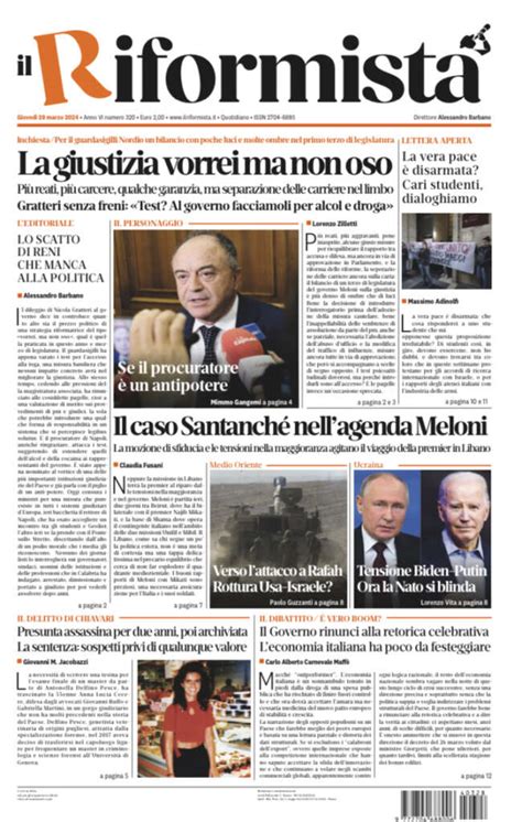 Quotidiano Del Marzo Il Riformista