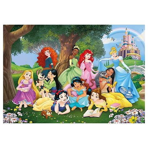 Disney hercegnők 104 db os puzzle Clementoni Supercolor Gyerekajándék