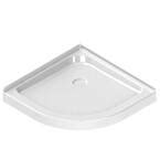 MAAX 36 In X 36 In Single Threshold Neo Round Shower Base In White